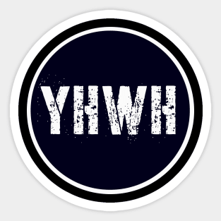 YHWH Sticker